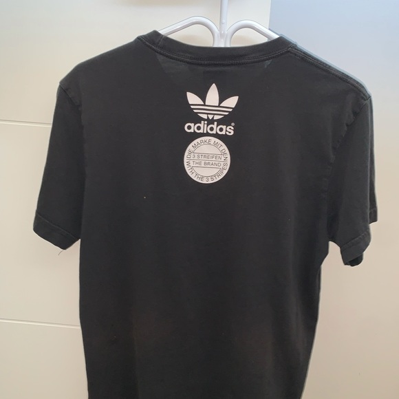 black and white adidas t-shirt - Picture 2 of 2